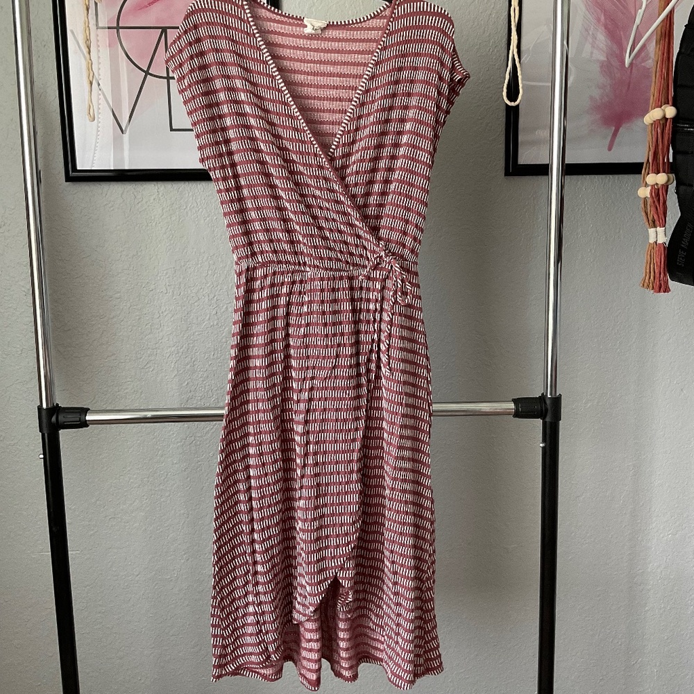 Summer wrap dress. Light weight, V-neck